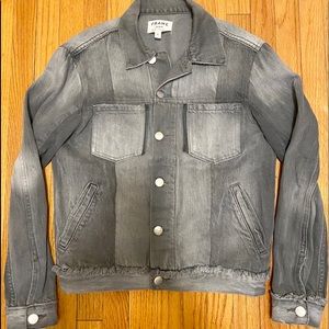 FRAME DENIM Le Mix Jacket (Grey, S)
